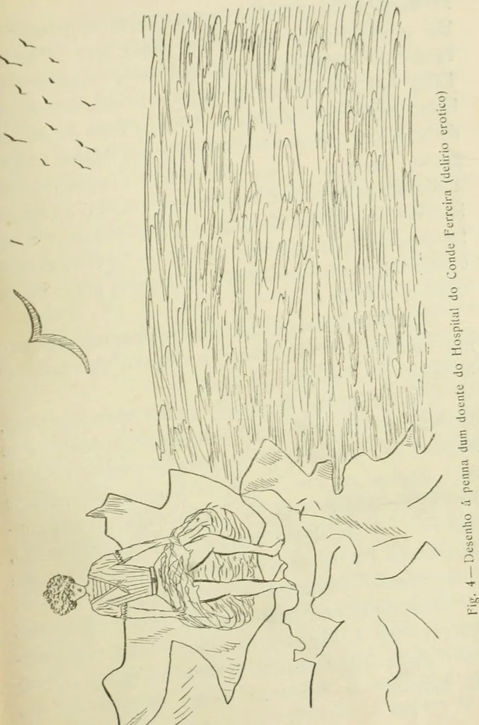 An illustration from O genio e o talento na pathologia; esboço crítico, 1911, leaf 64