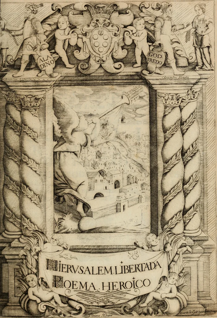 An illustration from O Godfredo, ou, Hierusalem libertada : poema heroyco, 1682, leaf 8