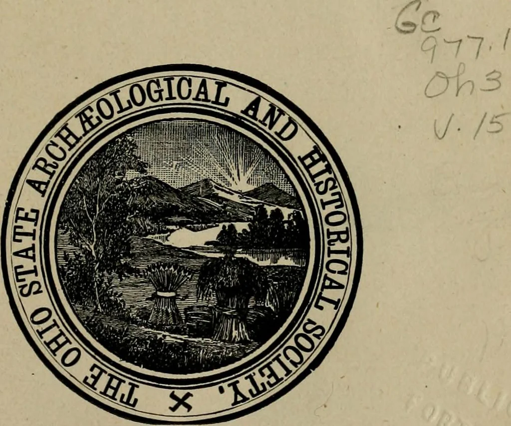 An illustration from Ohio archæological and historical quarterly, 1887, leaf 10