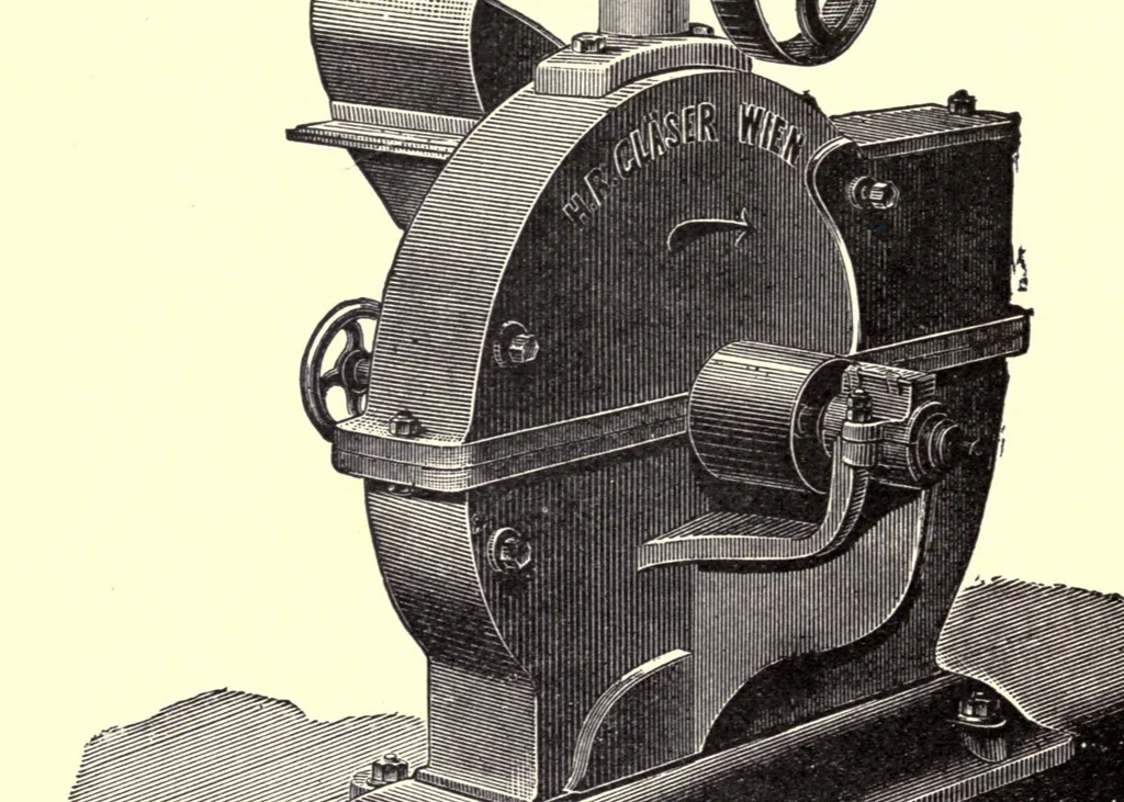 An illustration from Oil colours and printers' inks; a practical handbook treating of linseed oil, boiled oil, paints, artists' colours, lampblack and printers' inks, black and coloured, 1903, leaf 136