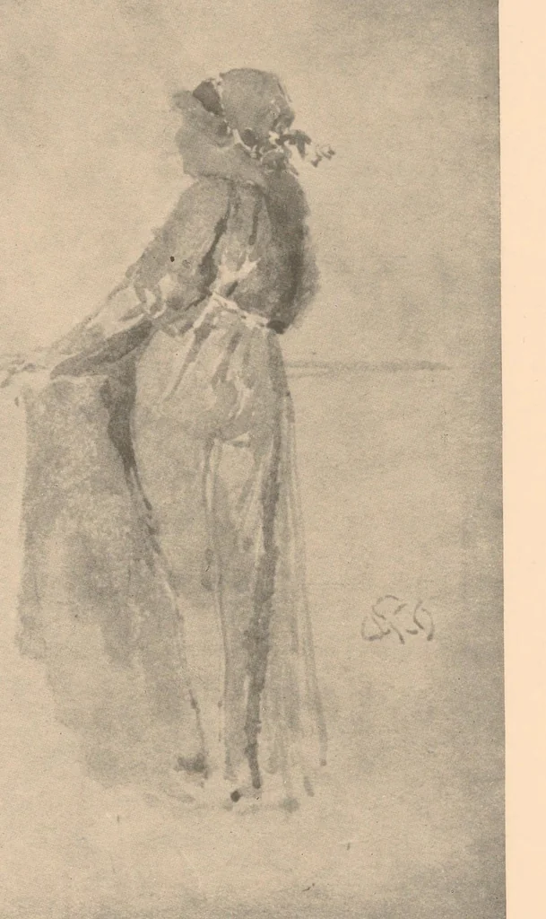 An illustration from Oils, water colors, pastels & drawings, 1911, leaf 29