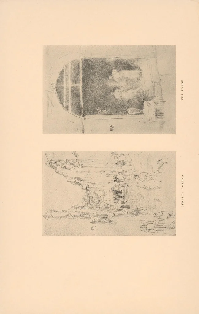 An illustration from Oils, water colors, pastels & drawings, 1911, leaf 50