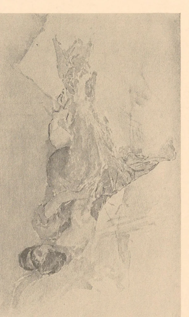 An illustration from Oils, water colors, pastels & drawings, 1911, leaf 31