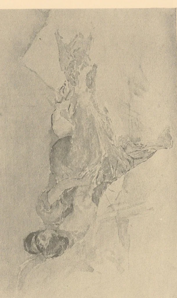 An illustration from Oils, water colors, pastels & drawings, 1911, leaf 31