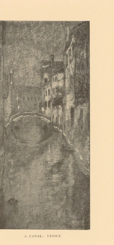 An illustration from Oils, water colors, pastels & drawings, 1911, leaf 41