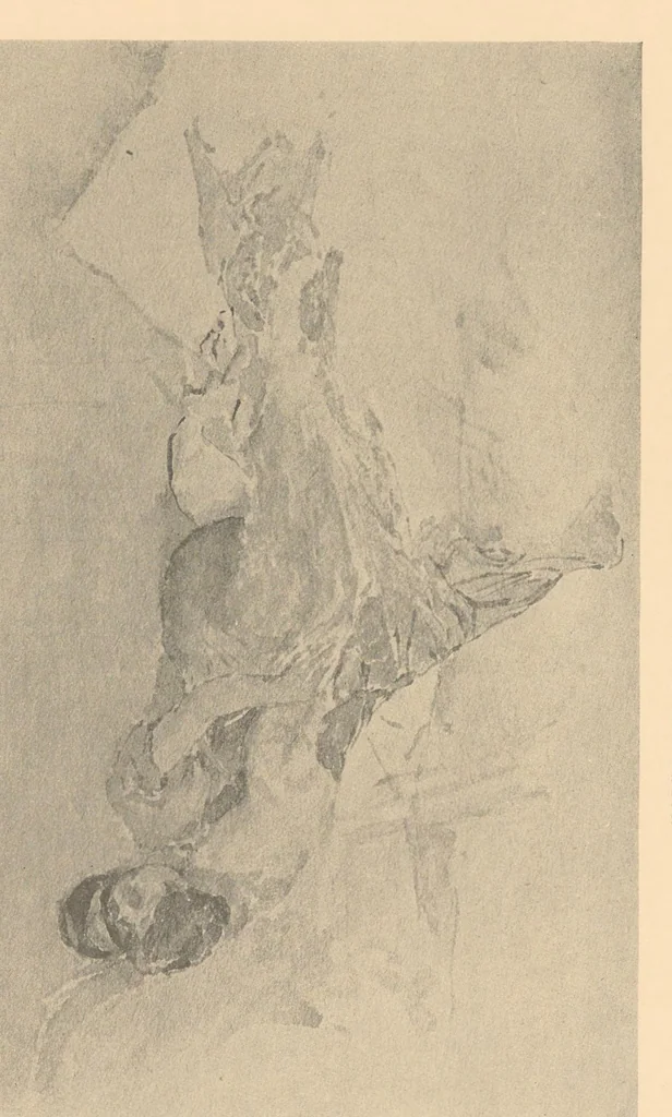 An illustration from Oils, water colors, pastels & drawings, 1911, leaf 31