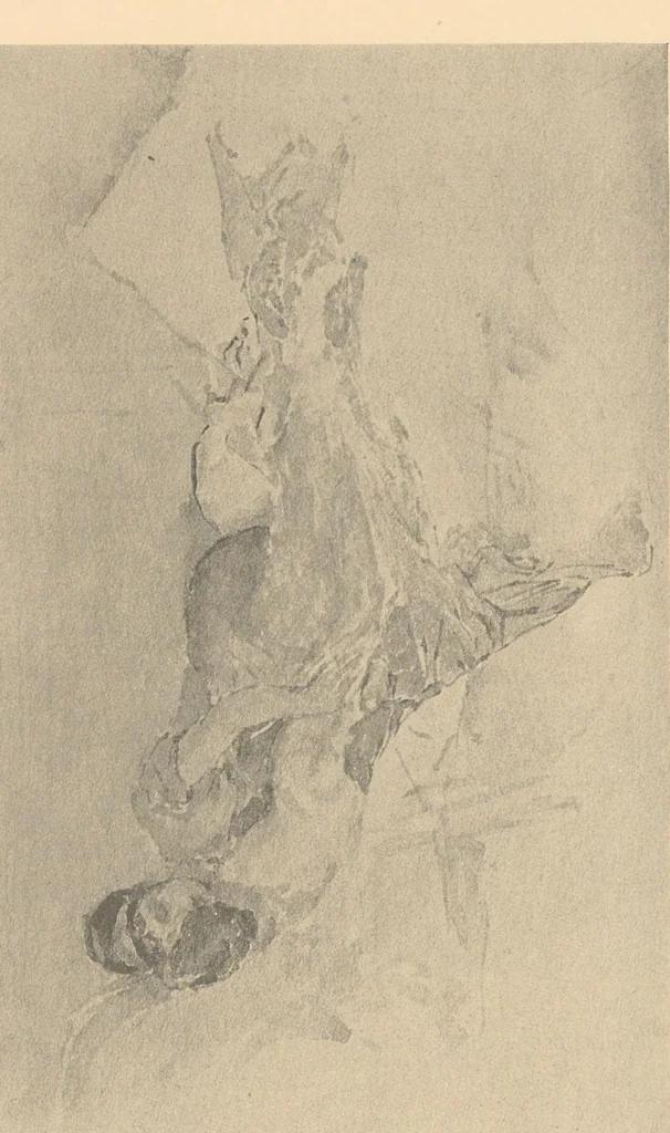 An illustration from Oils, water colors, pastels & drawings, 1911, leaf 31