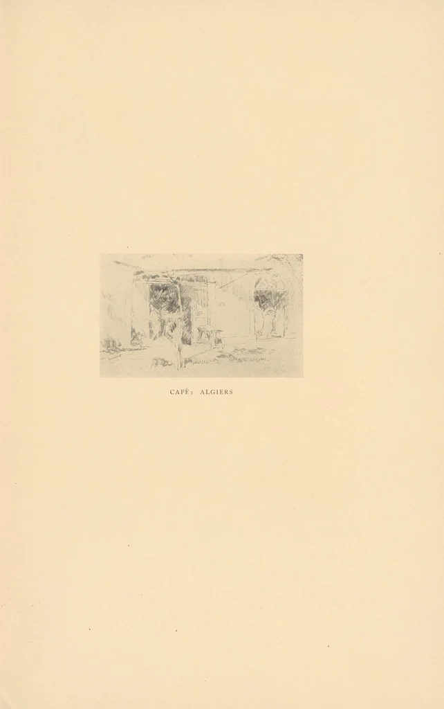 An illustration from Oils, water colors, pastels & drawings, 1911, leaf 53