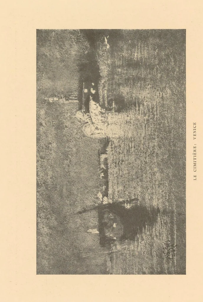 An illustration from Oils, water colors, pastels & drawings, 1911, leaf 44