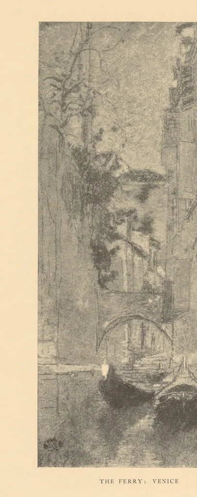 An illustration from Oils, water colors, pastels & drawings, 1911, leaf 42
