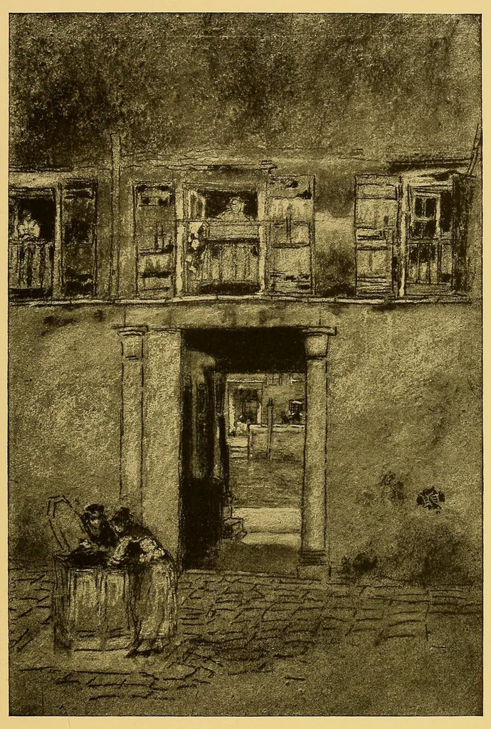 An illustration from Oils, water colors, pastels & drawings by James McNeill Whistler, 1911, leaf 47