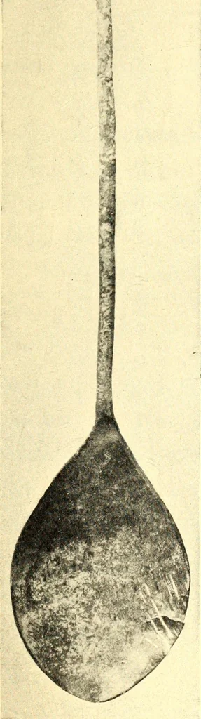 An illustration from Old base metal spoons, 1908, leaf 27