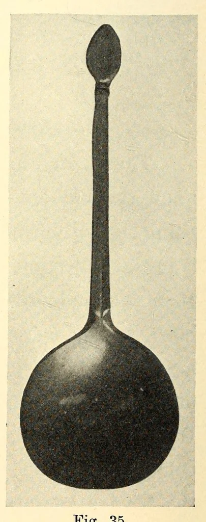 An illustration from Old base metal spoons, 1908, leaf 56