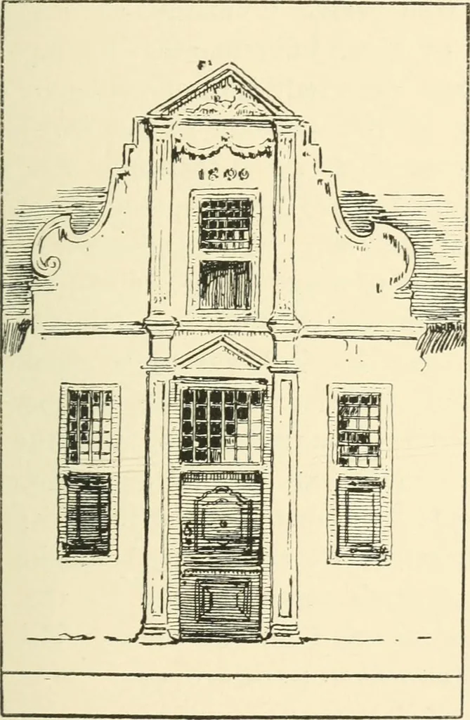 An illustration from Old Cape Colony; a chronicle of her men and houses from 1652-1806, 1903, leaf 124