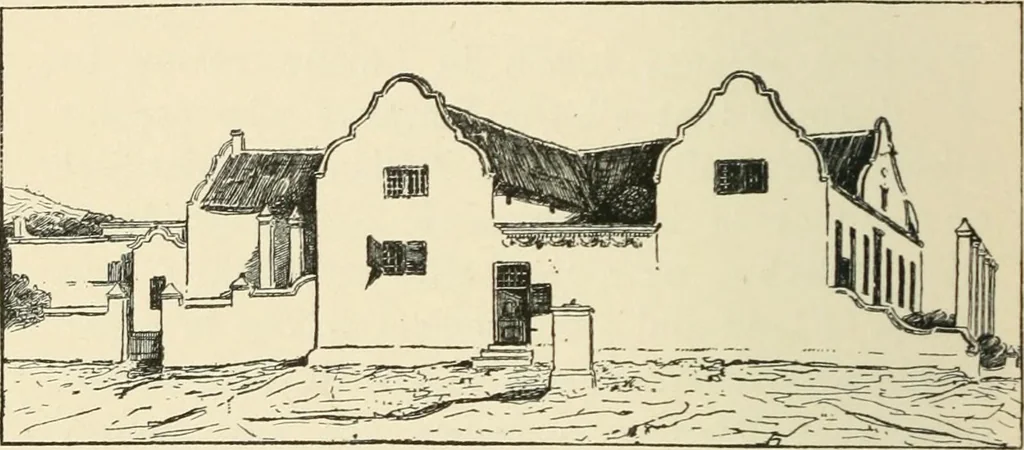 An illustration from Old Cape Colony; a chronicle of her men and houses from 1652-1806, 1903, leaf 129