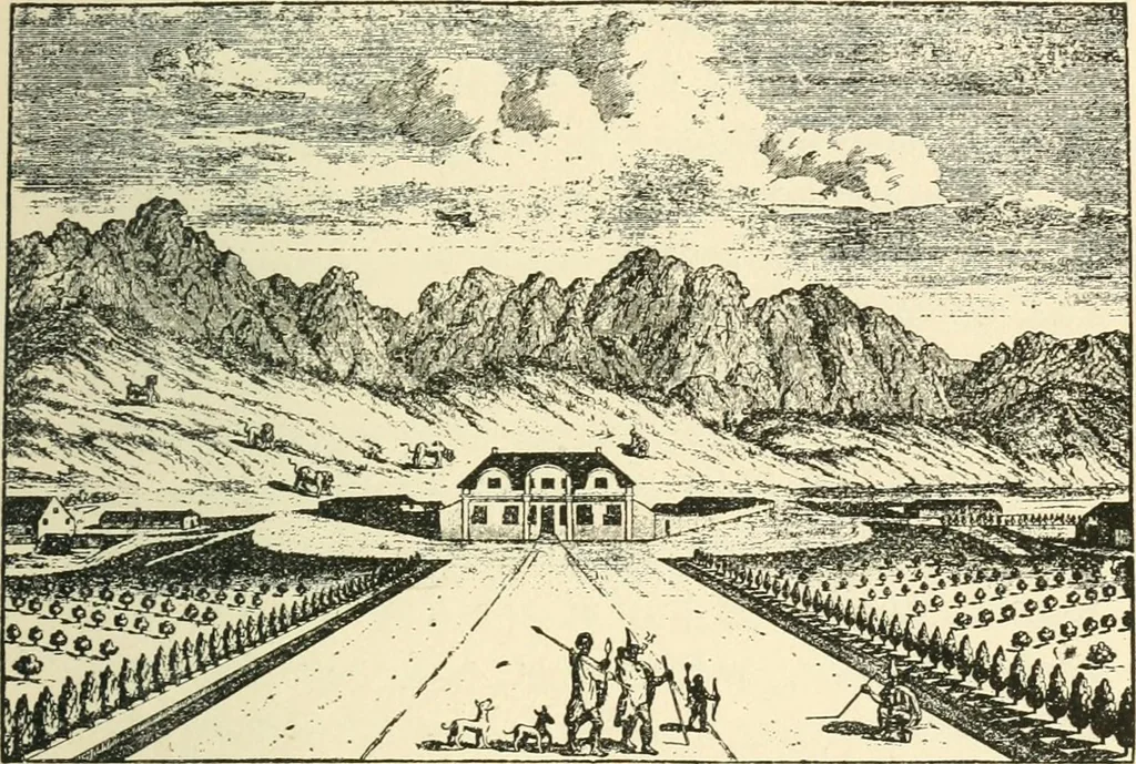 An illustration from Old Cape Colony; a chronicle of her men and houses from 1652-1806, 1903, leaf 142