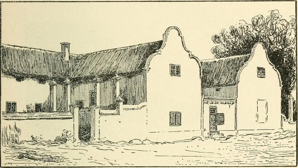 An illustration from Old Cape Colony; a chronicle of her men and houses from 1652-1806, 1903, leaf 166