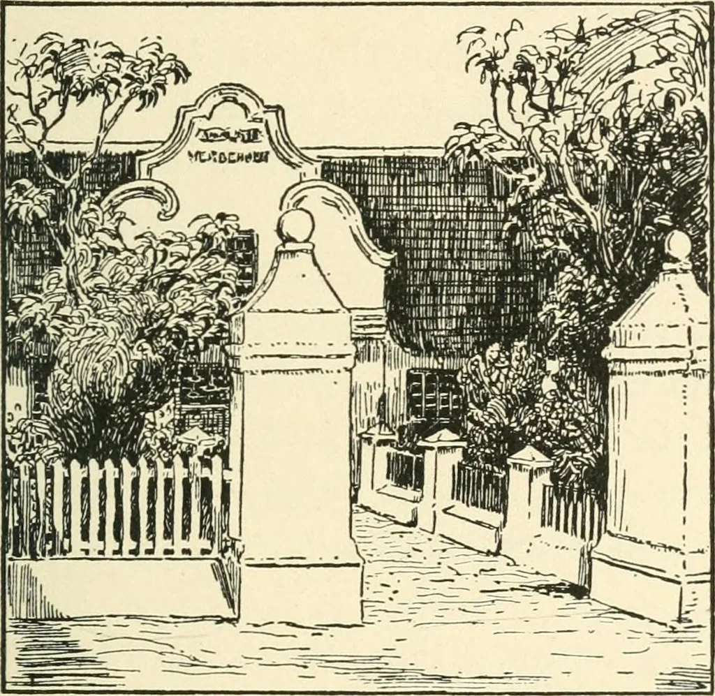 An illustration from Old Cape Colony; a chronicle of her men and houses from 1652-1806, 1903, leaf 170
