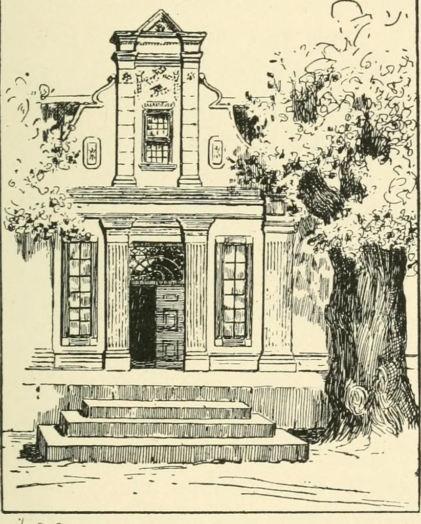 An illustration from Old Cape Colony; a chronicle of her men and houses from 1652-1806, 1903, leaf 182