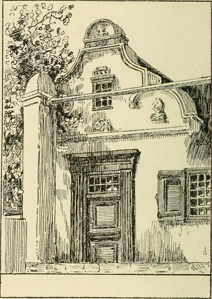 An illustration from Old Cape Colony; a chronicle of her men and houses from 1652-1806, 1903, leaf 231