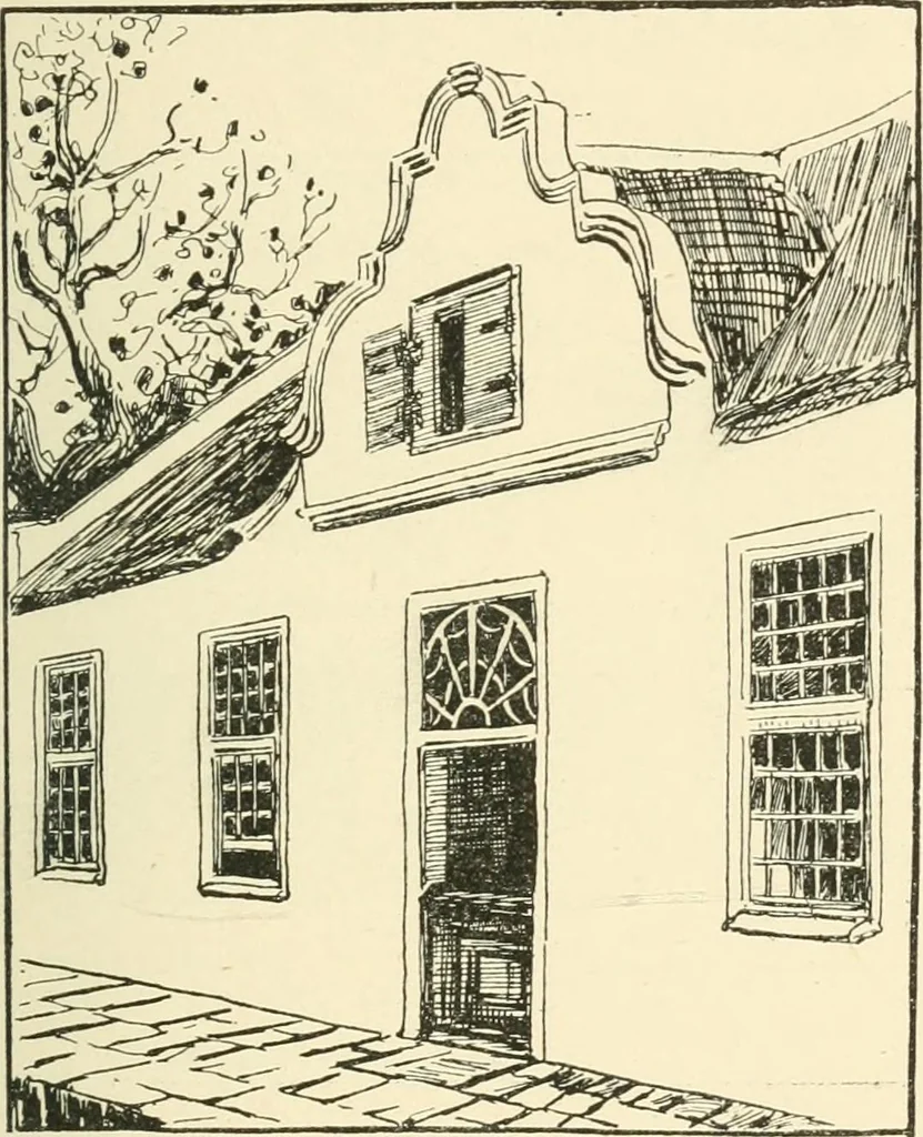 An illustration from Old Cape Colony; a chronicle of her men and houses from 1652-1806, 1903, leaf 274