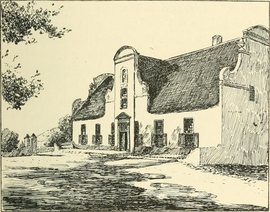 An illustration from Old Cape Colony; a chronicle of her men and houses from 1652-1806, 1903, leaf 62