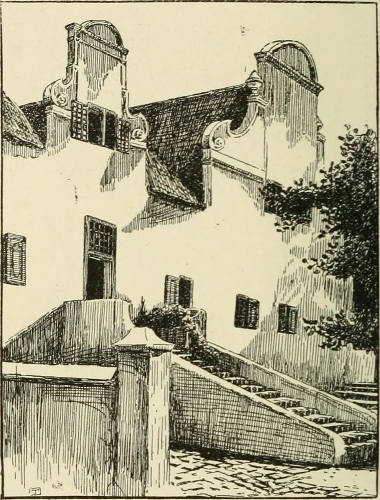 An illustration from Old Cape Colony; a chronicle of her men and houses from 1652-1806, 1903, leaf 67