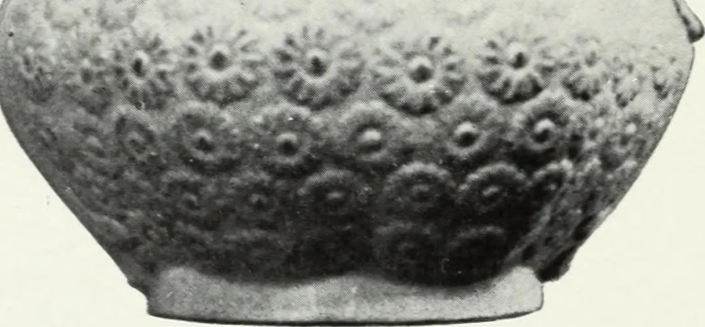 An illustration from The old china book : including Staffordshire, Wedgwood, lustre, and other English pottery and porcelain, 1903, leaf 105