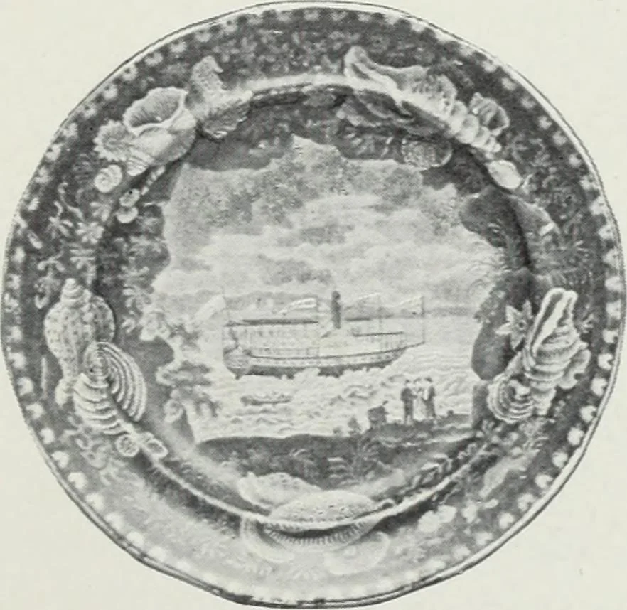 An illustration from The old china book : including Staffordshire, Wedgwood, lustre, and other English pottery and porcelain, 1903, leaf 106