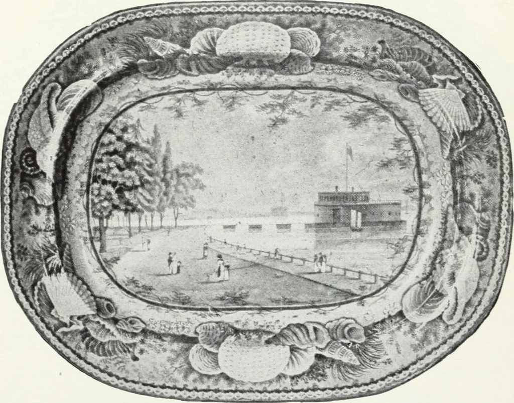 An illustration from The old china book : including Staffordshire, Wedgwood, lustre, and other English pottery and porcelain, 1903, leaf 109