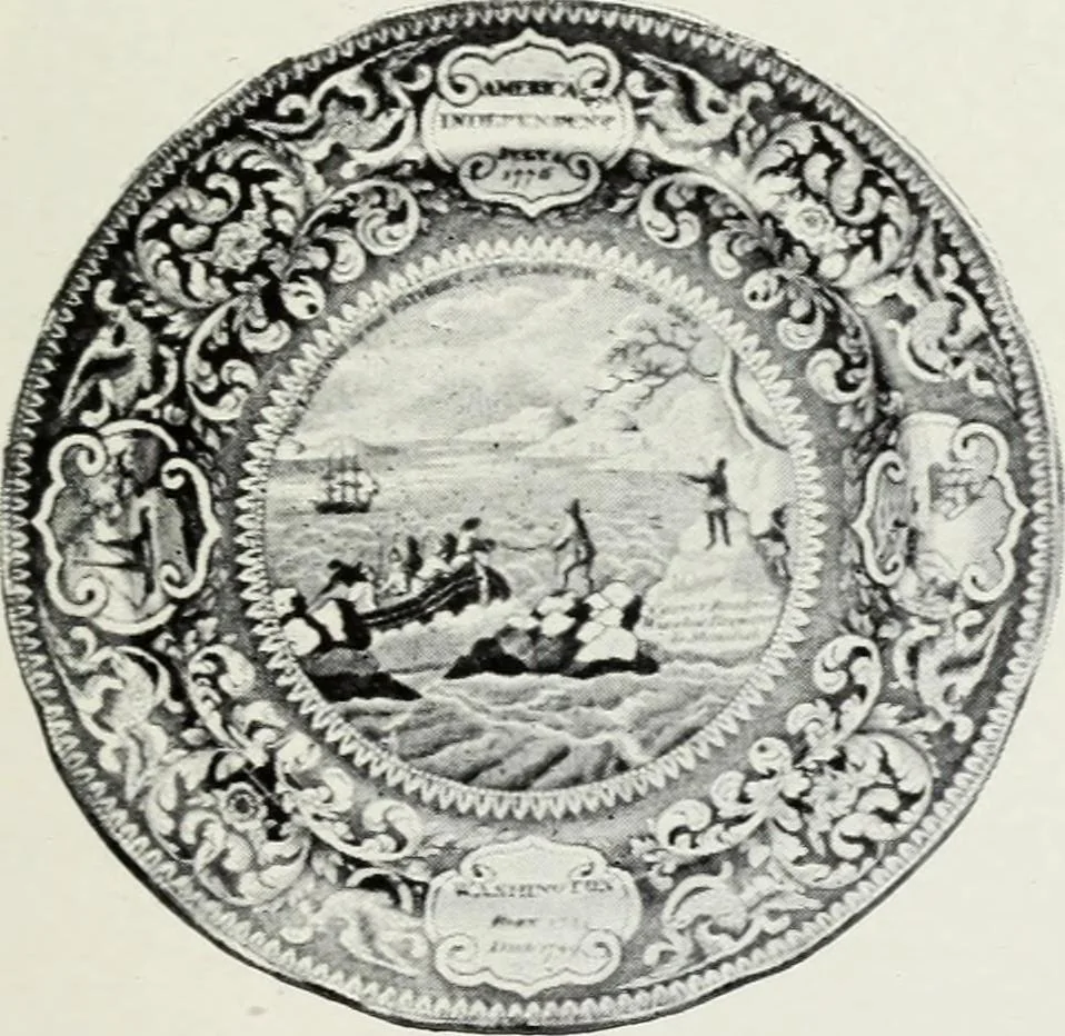 An illustration from The old china book : including Staffordshire, Wedgwood, lustre, and other English pottery and porcelain, 1903, leaf 110