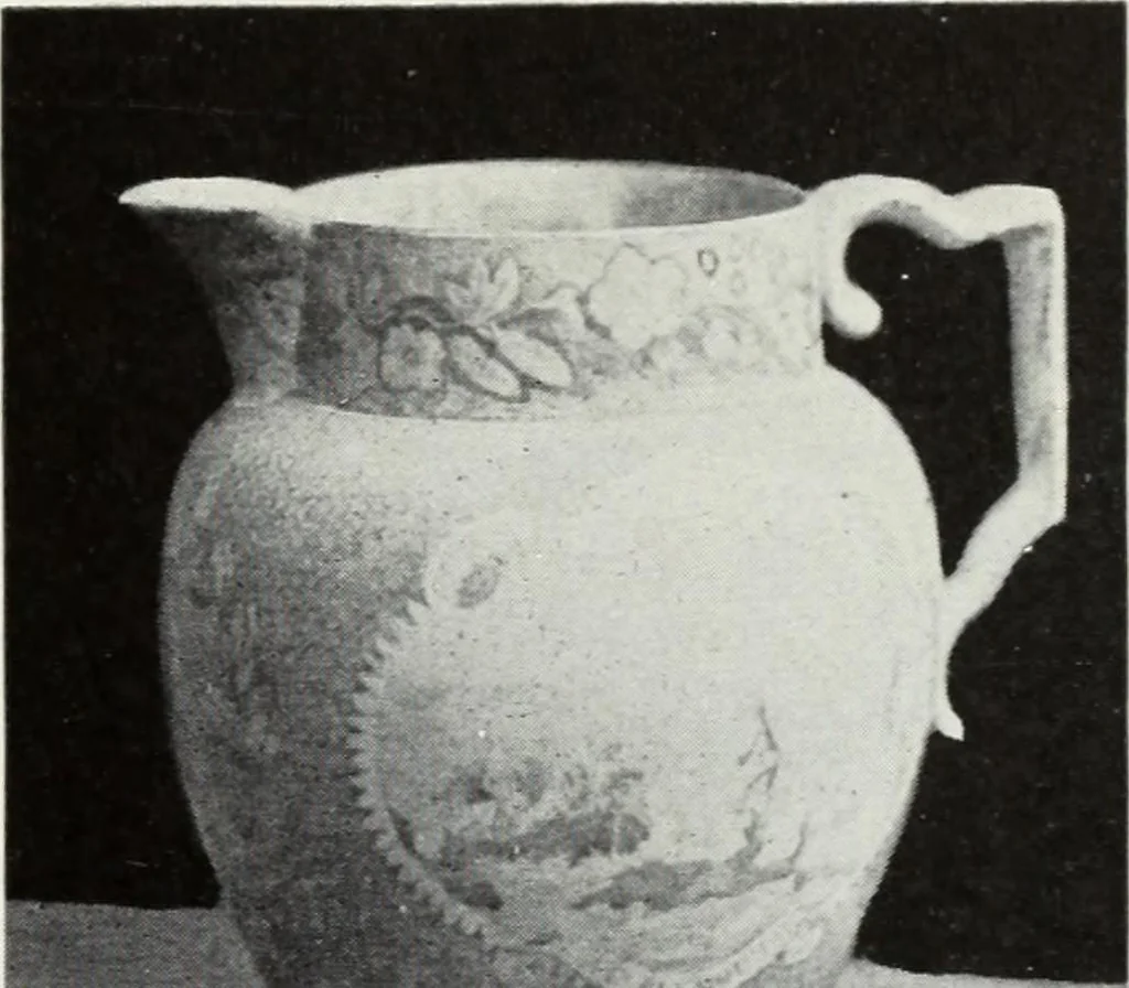 An illustration from The old china book : including Staffordshire, Wedgwood, lustre, and other English pottery and porcelain, 1903, leaf 110