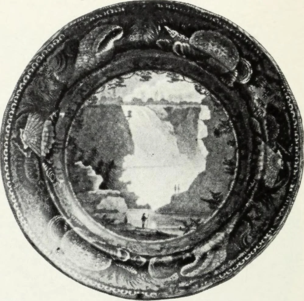 An illustration from The old china book : including Staffordshire, Wedgwood, lustre, and other English pottery and porcelain, 1903, leaf 111