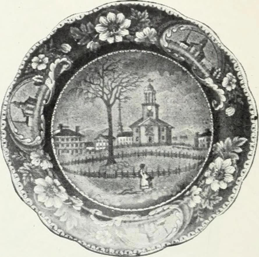 An illustration from The old china book : including Staffordshire, Wedgwood, lustre, and other English pottery and porcelain, 1903, leaf 115
