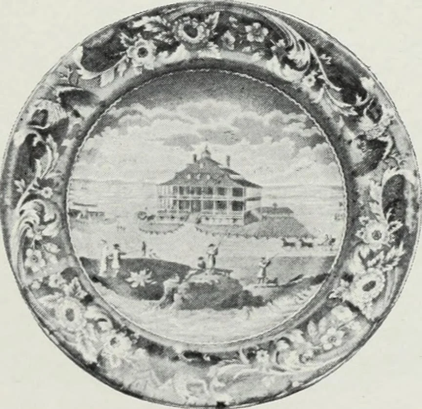 An illustration from The old china book : including Staffordshire, Wedgwood, lustre, and other English pottery and porcelain, 1903, leaf 118
