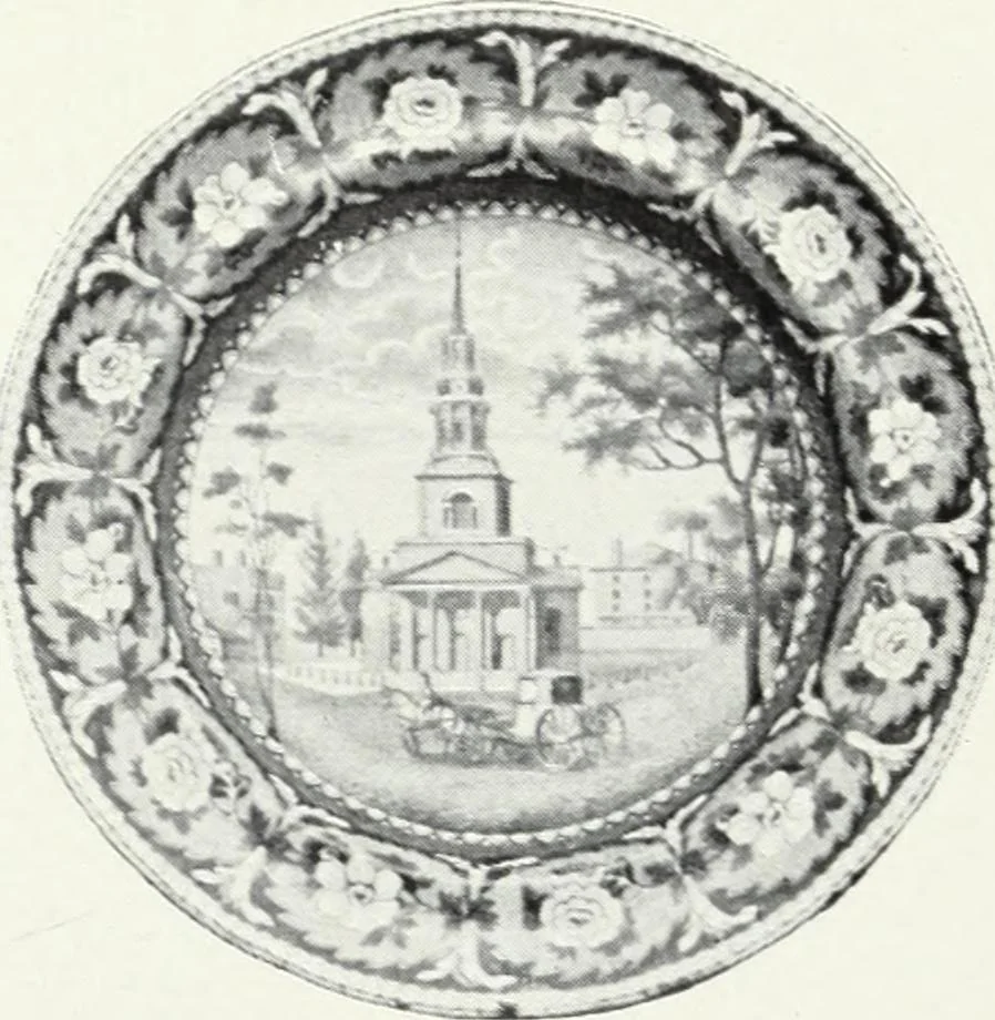 An illustration from The old china book : including Staffordshire, Wedgwood, lustre, and other English pottery and porcelain, 1903, leaf 121