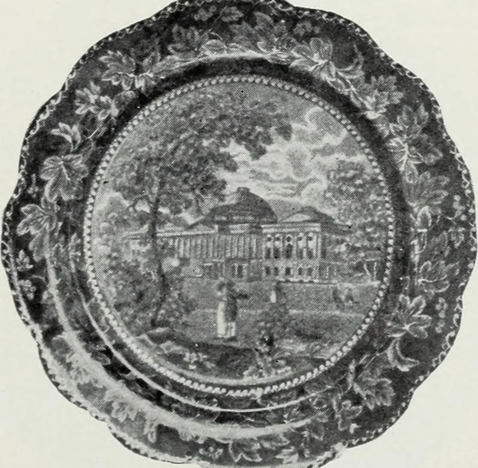 An illustration from The old china book : including Staffordshire, Wedgwood, lustre, and other English pottery and porcelain, 1903, leaf 124