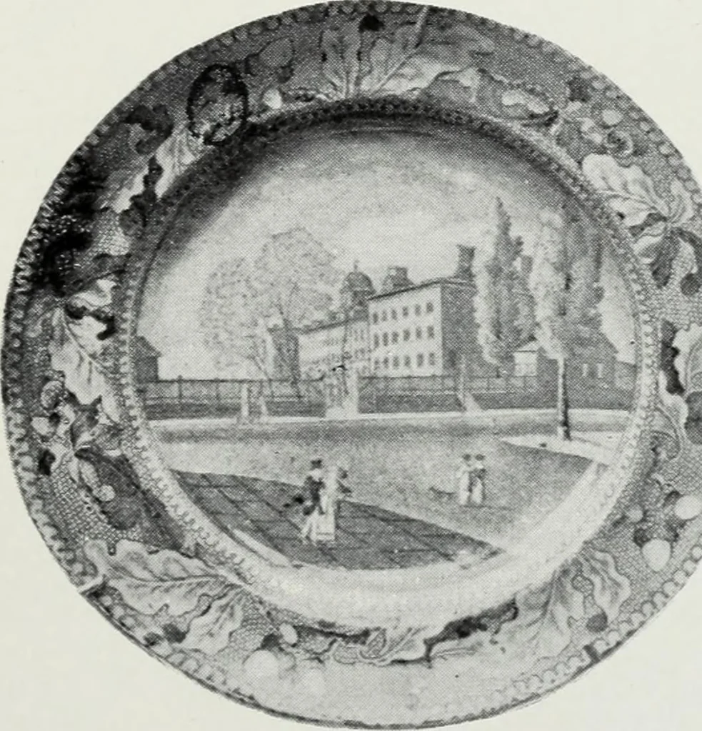 An illustration from The old china book : including Staffordshire, Wedgwood, lustre, and other English pottery and porcelain, 1903, leaf 126