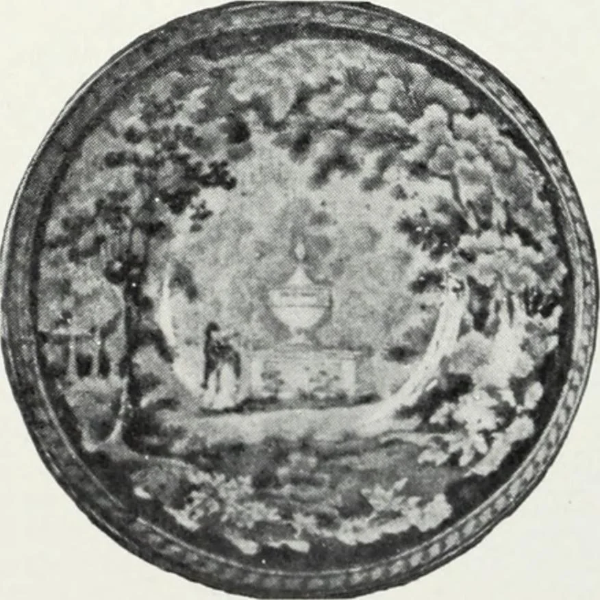 An illustration from The old china book : including Staffordshire, Wedgwood, lustre, and other English pottery and porcelain, 1903, leaf 127