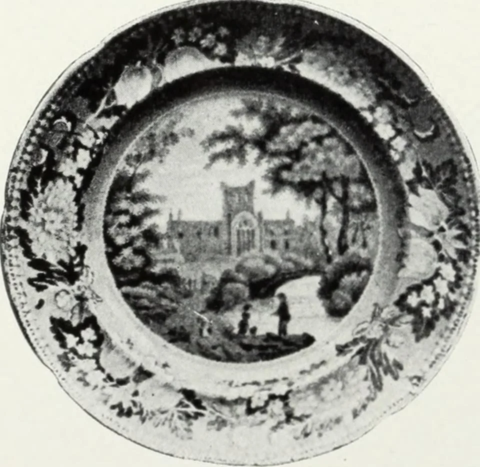 An illustration from The old china book : including Staffordshire, Wedgwood, lustre, and other English pottery and porcelain, 1903, leaf 131