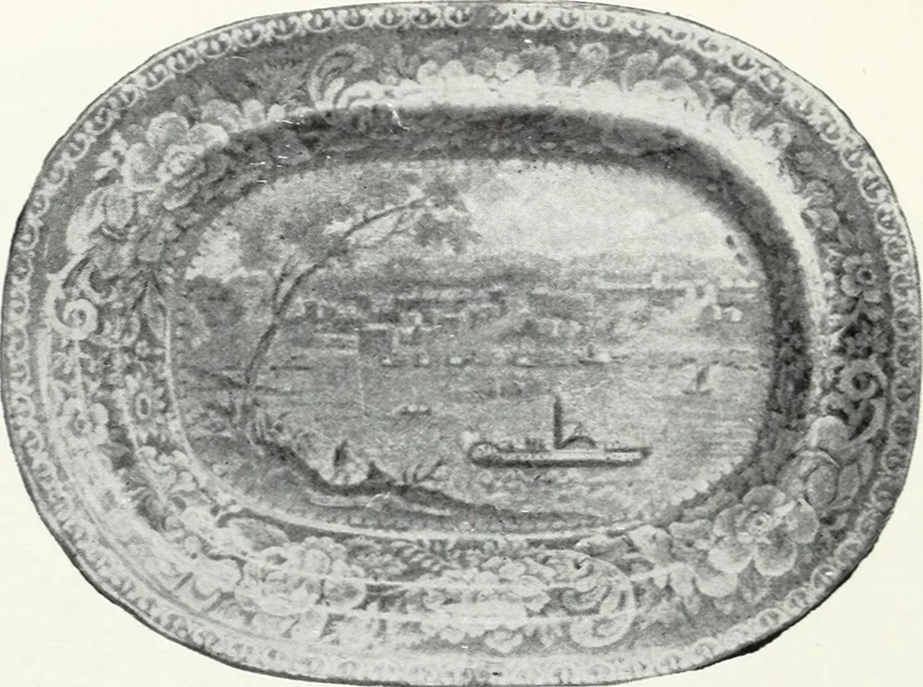 An illustration from The old china book : including Staffordshire, Wedgwood, lustre, and other English pottery and porcelain, 1903, leaf 133