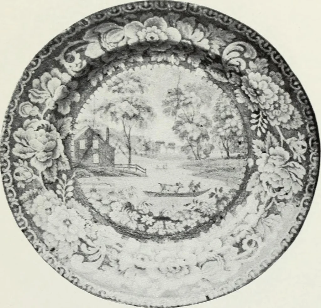 An illustration from The old china book : including Staffordshire, Wedgwood, lustre, and other English pottery and porcelain, 1903, leaf 134