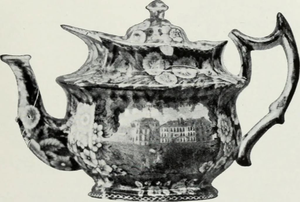 An illustration from The old china book : including Staffordshire, Wedgwood, lustre, and other English pottery and porcelain, 1903, leaf 134