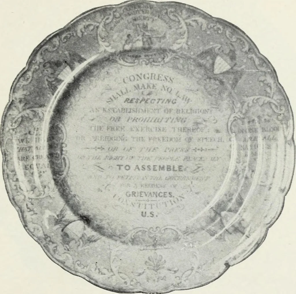 An illustration from The old china book : including Staffordshire, Wedgwood, lustre, and other English pottery and porcelain, 1903, leaf 200