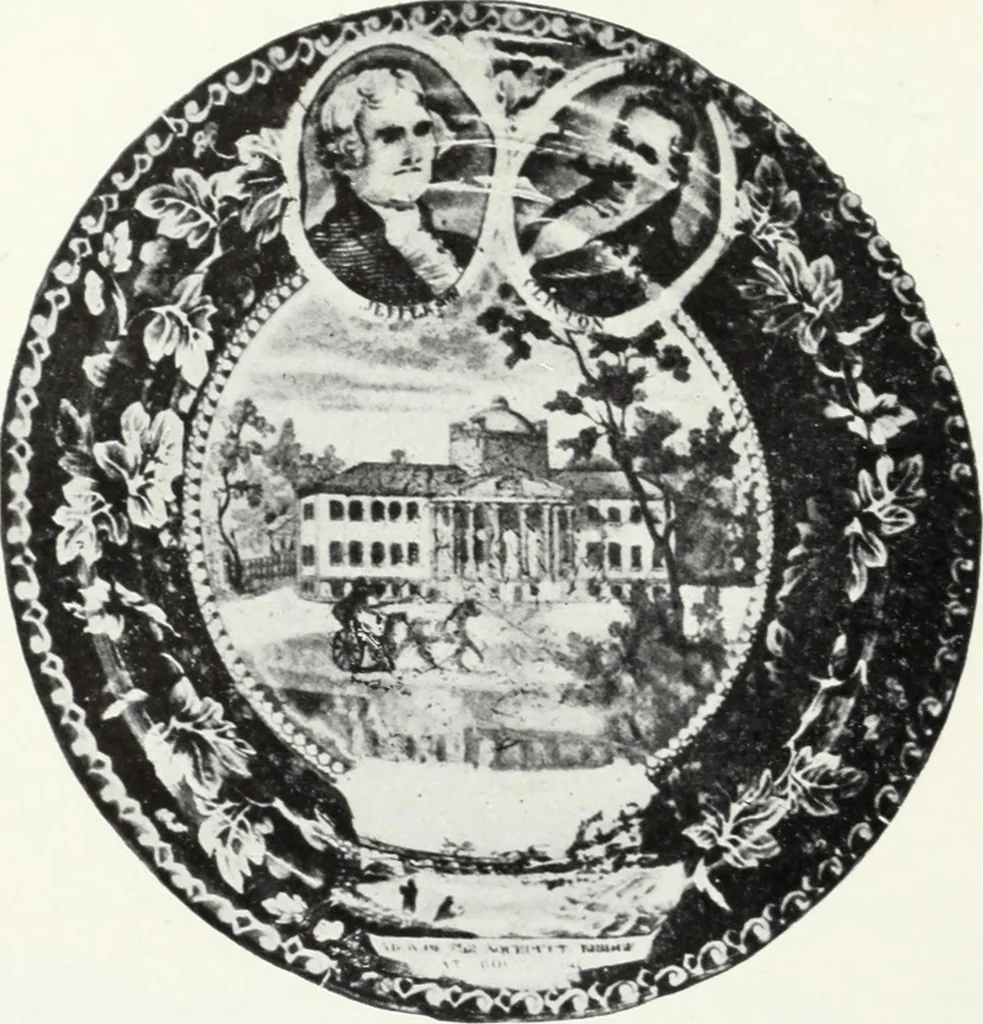 An illustration from The old china book : including Staffordshire, Wedgwood, lustre, and other English pottery and porcelain, 1903, leaf 203