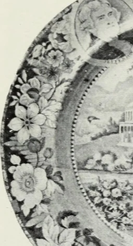 An illustration from The old china book : including Staffordshire, Wedgwood, lustre, and other English pottery and porcelain, 1903, leaf 204