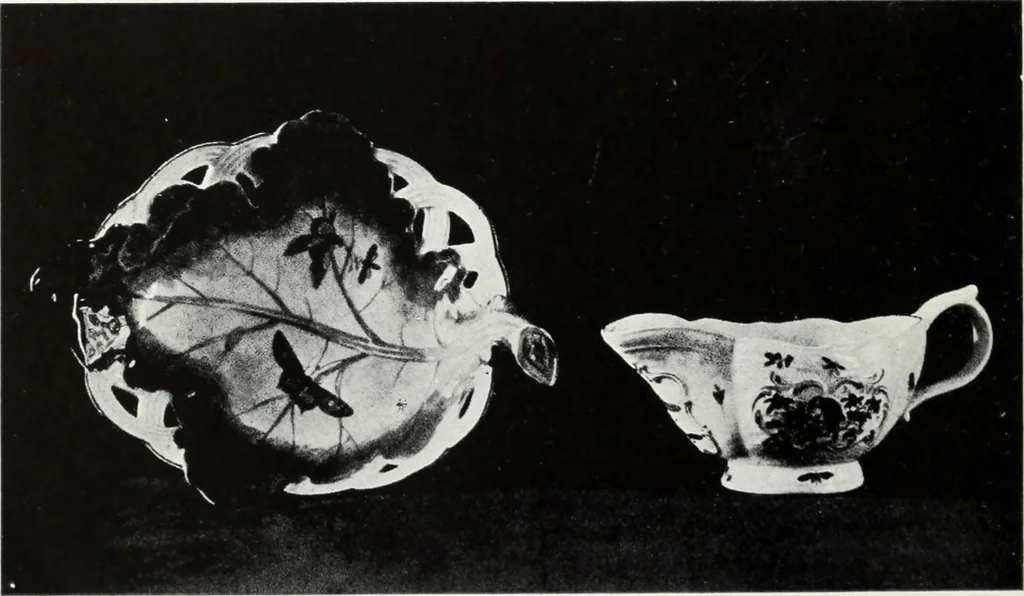 An illustration from The old china book : including Staffordshire, Wedgwood, lustre, and other English pottery and porcelain, 1903, leaf 209