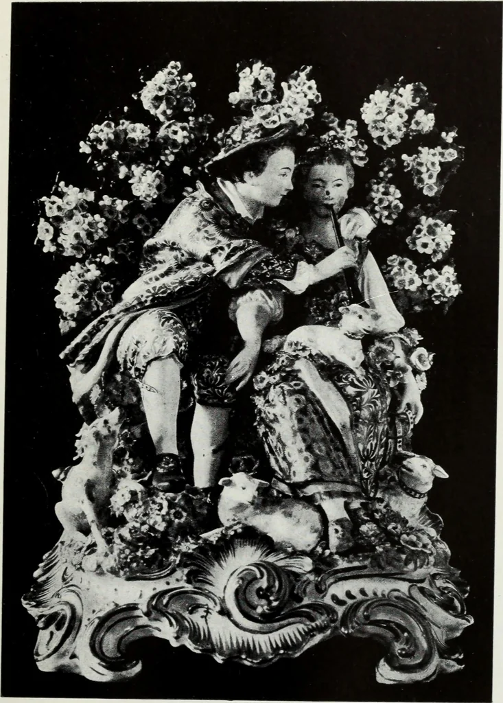 An illustration from The old china book : including Staffordshire, Wedgwood, lustre, and other English pottery and porcelain, 1903, leaf 210