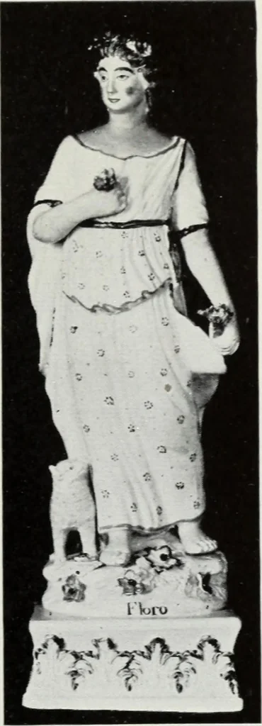 An illustration from The old china book : including Staffordshire, Wedgwood, lustre, and other English pottery and porcelain, 1903, leaf 212