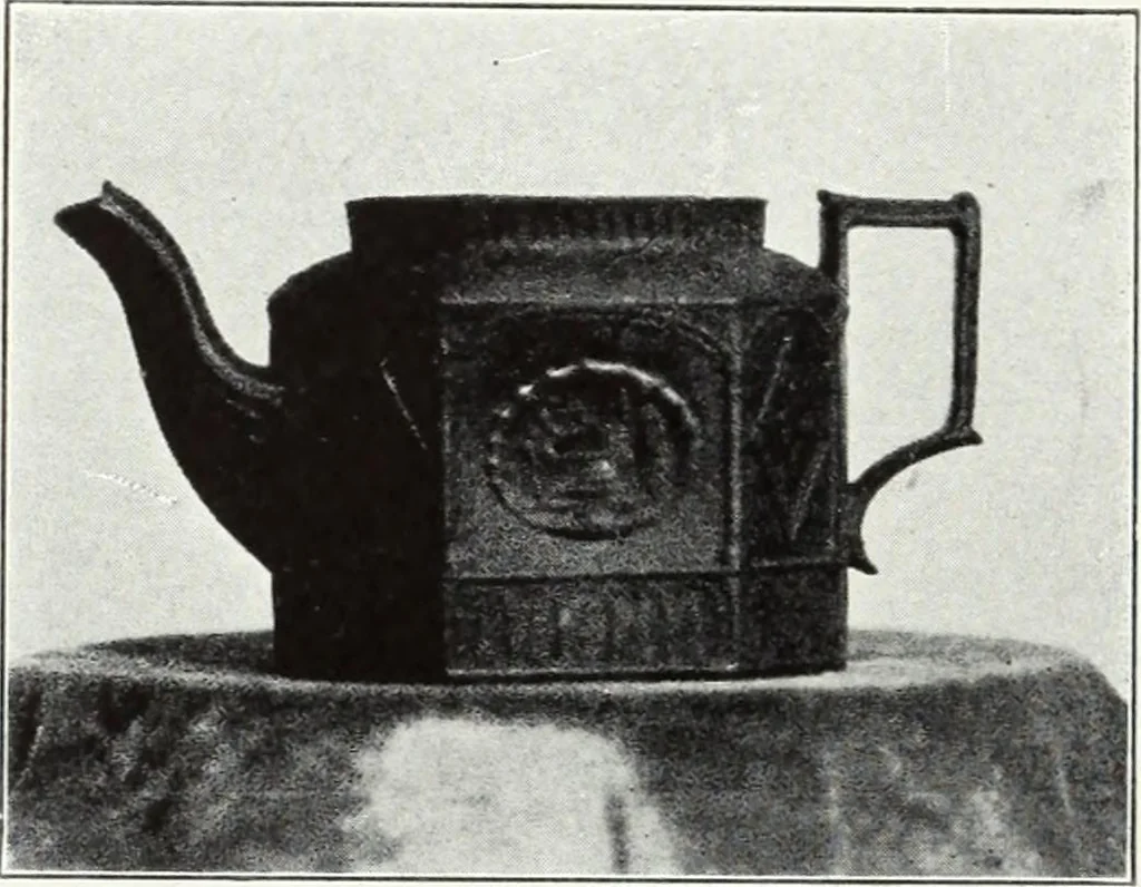 An illustration from The old china book : including Staffordshire, Wedgwood, lustre, and other English pottery and porcelain, 1903, leaf 221